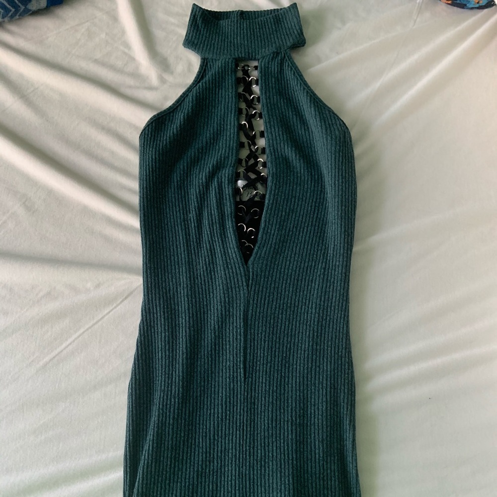 Olive Green Party dress